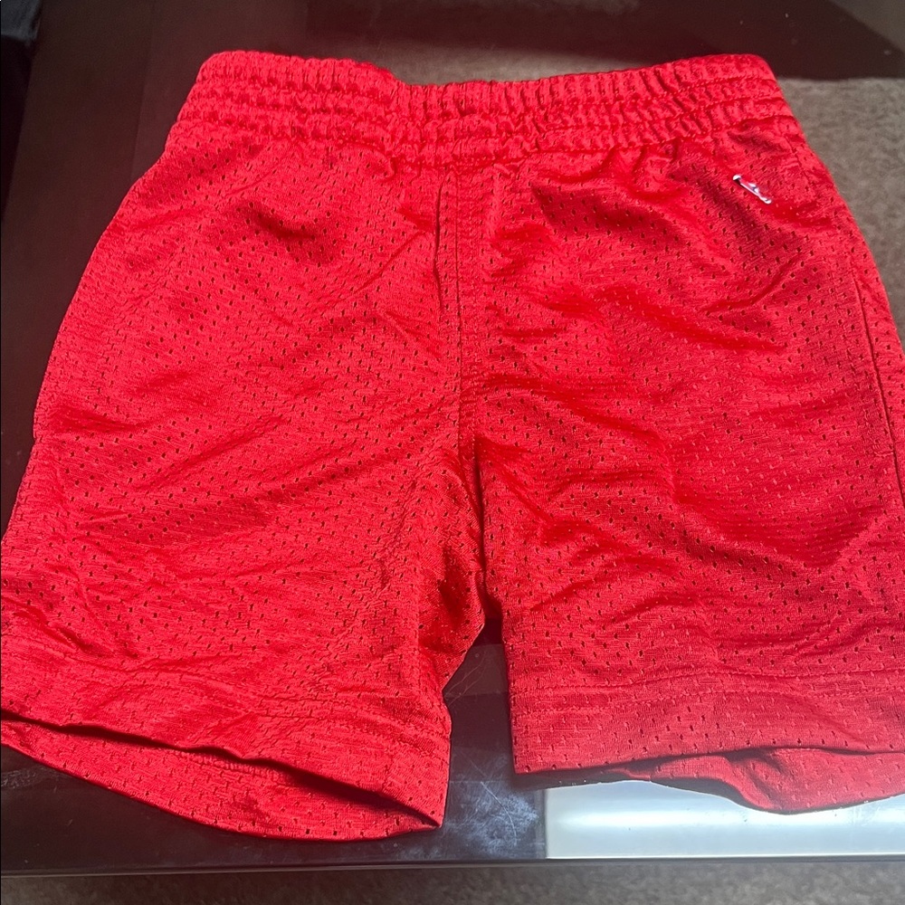 Champion Kids Red Mesh Shorts
